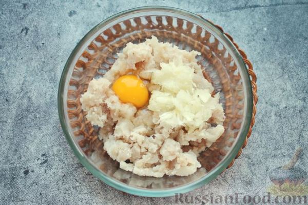 Рыбные зразы с сыром